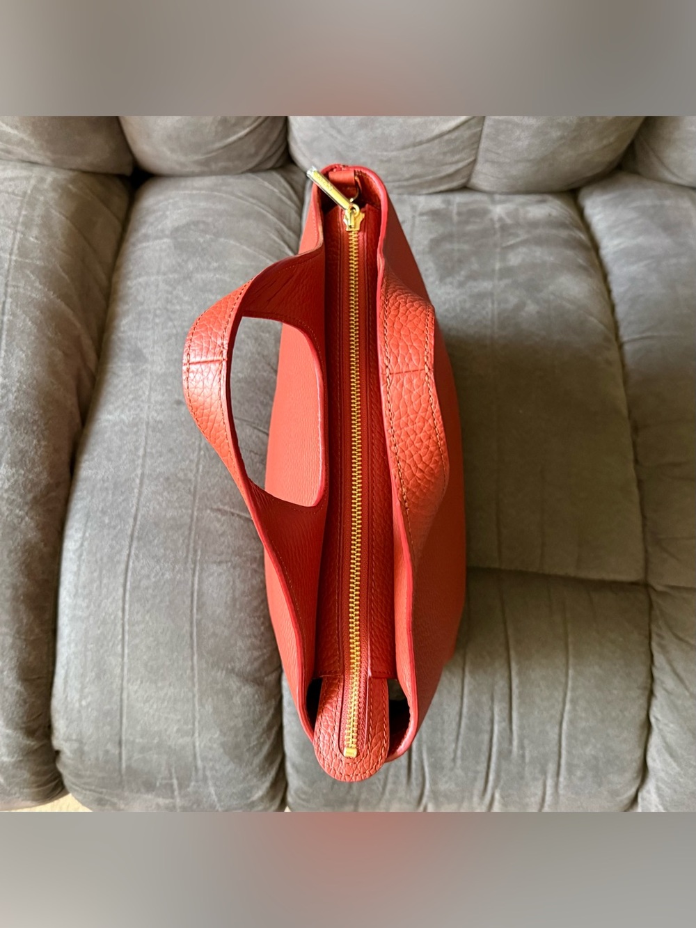 NWOT Handpainted Cuyana Small System Zipper Tote in Rioja + System Zip Pouch - Picture 9 of 16